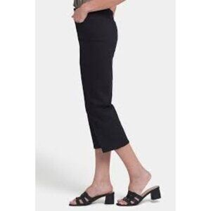 NYDJ Joni Black Capri Jeans Stretch Hi-Rise Cropped‎ Pants 6 NWT